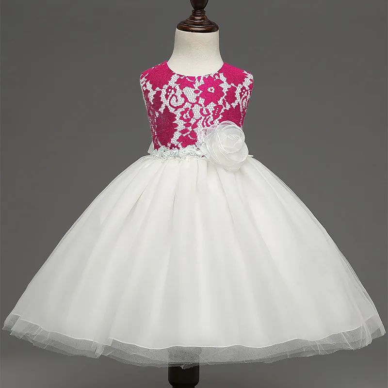 New European girls retro lace dress baby dress skirts wholesale baby full moon4