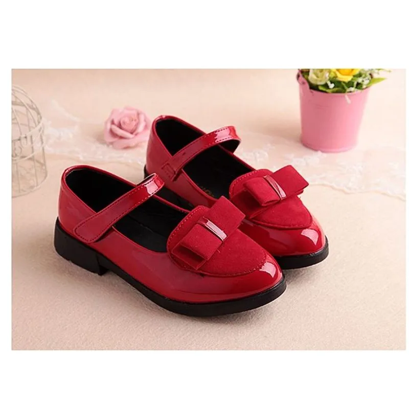 Kids girl sneakers school baby girls leather princess shoes