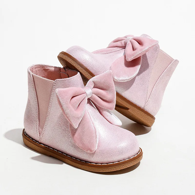 Cute Short Boots Girls Zipper British Style