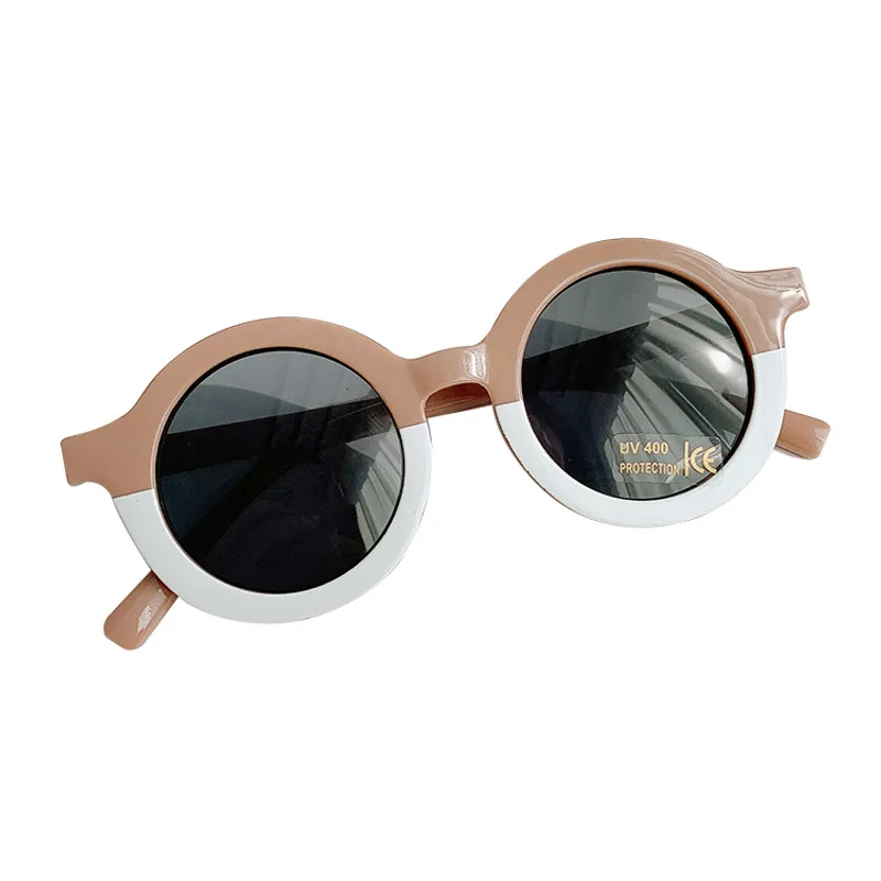Children's Sunglasses Round Frame Sun Protection And Sunshade Fashion All-matching