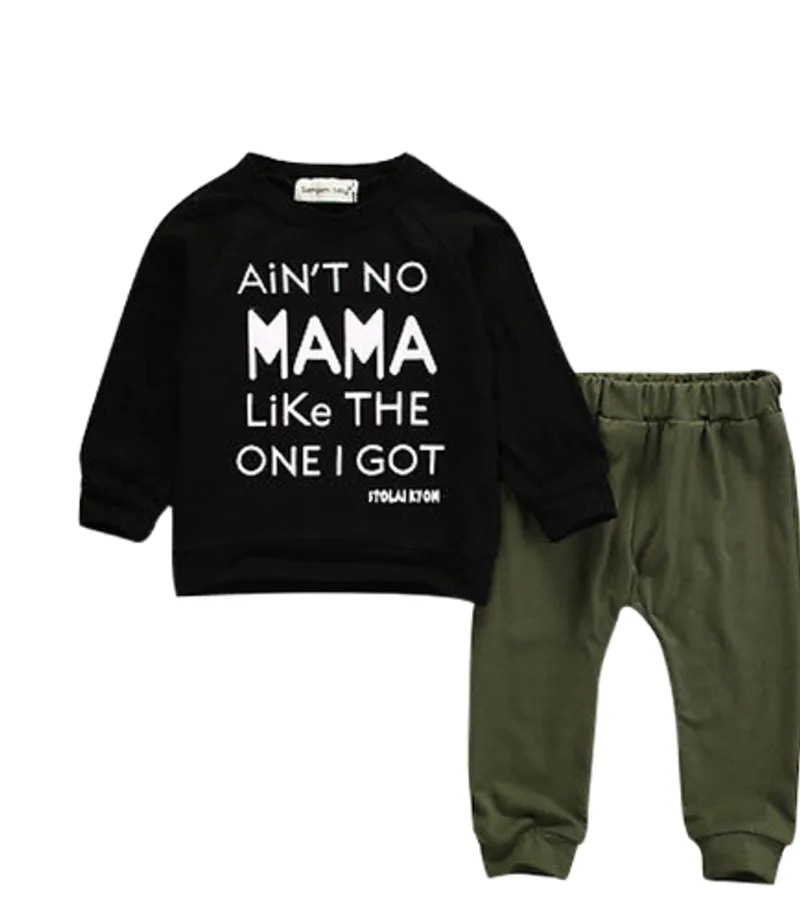 Spring and summer new ins boys suit letters male baby in the children's suit Amazon explosion models
