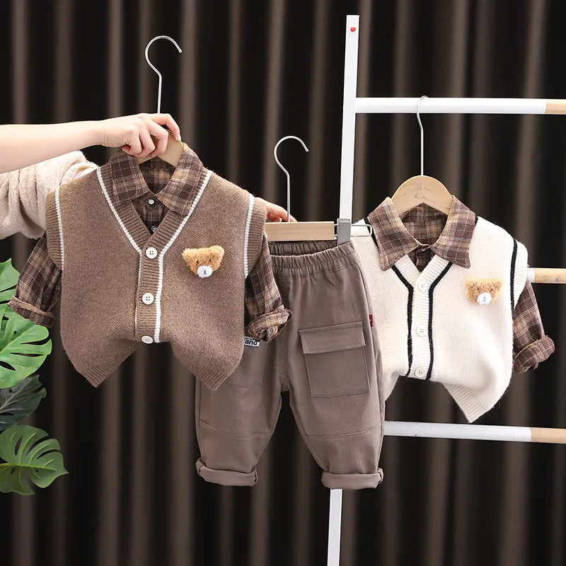 Children's Clothing Knitted Sweater Vest