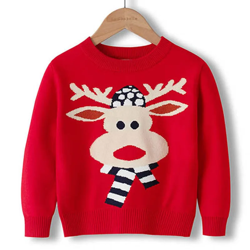 Children's Sweaters Christmas Long Sleeves