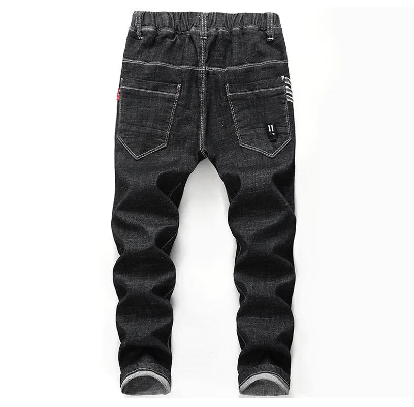 Pants with legs tucked in for boys