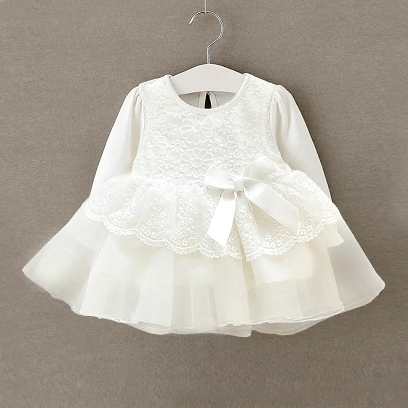 Baby clothing lace princess dress 0-12 months of spring and autumn direct manufacturers