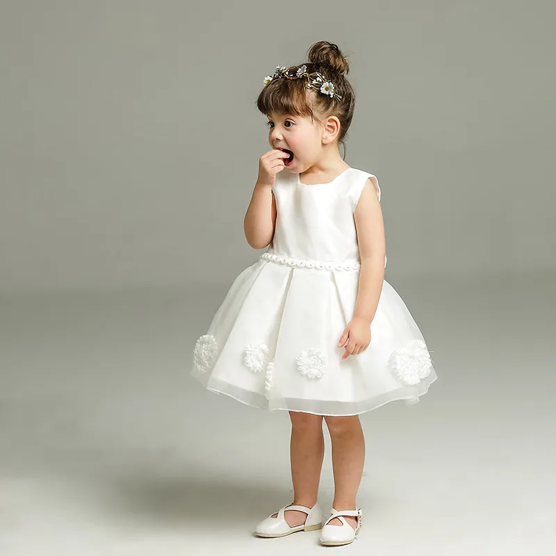 Maggie baby girl baby banquet Wedding Dress Skirt Girl Flower Princess Wedding Dress Tutu
