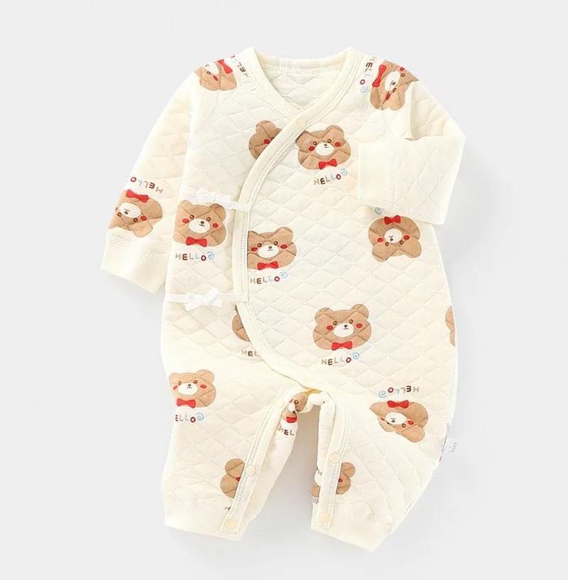 Padded Long Sleeve Baby Onesie