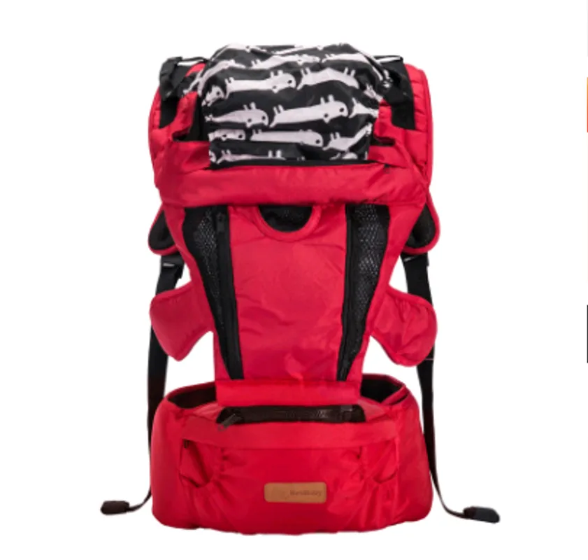 Baby sling multi-function baby waist stool front cross-holding bag four seasons breathable summer back-style holding baby artifact