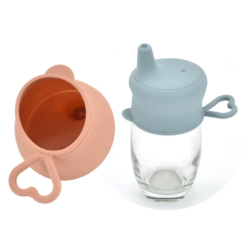 Baby Silicone Cup Lid Splash-proof Cover Feeding Cup Lid Is Free Of BPA