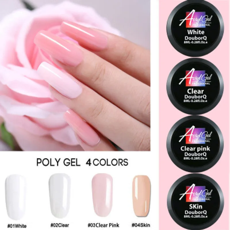 Nail crystal extension glue
