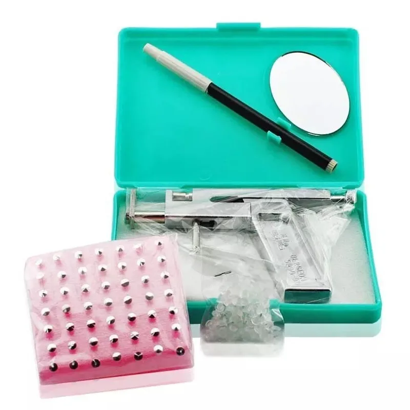 Get One's Ears Pierced Tool Set Beauty Tools With Ear Studs