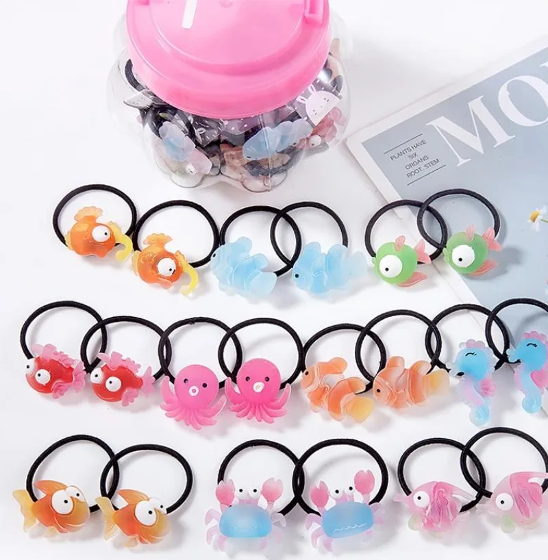 Rubber band hair tie hair baby headband