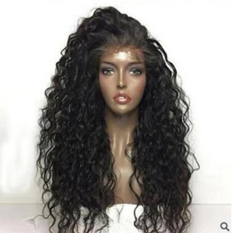 New product explosion European and American fashion wig ladies front lace chemical fiber wig set