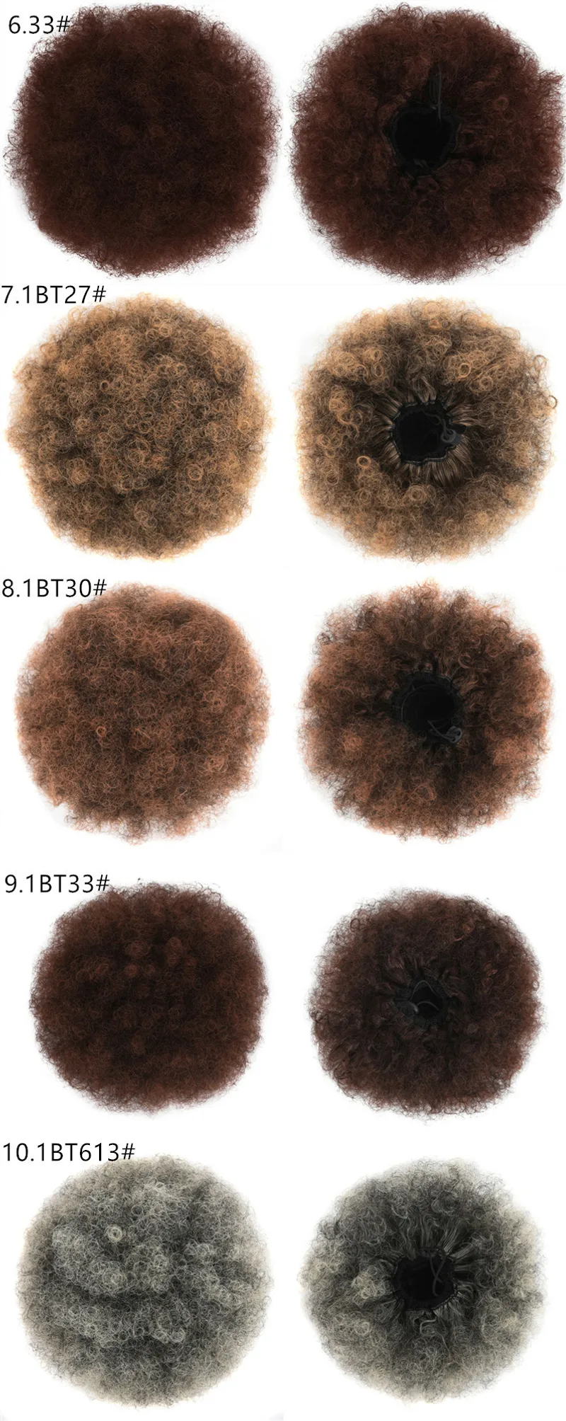 Kinkycurl Large Afro Fluffy Micro-curly Wig Hair Bag