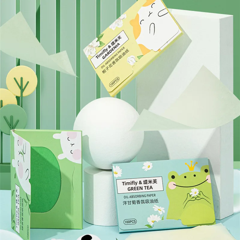 Oil-absorbing Sheets Face Oil Obsorbing Sheet 100 Pieces Fragrance