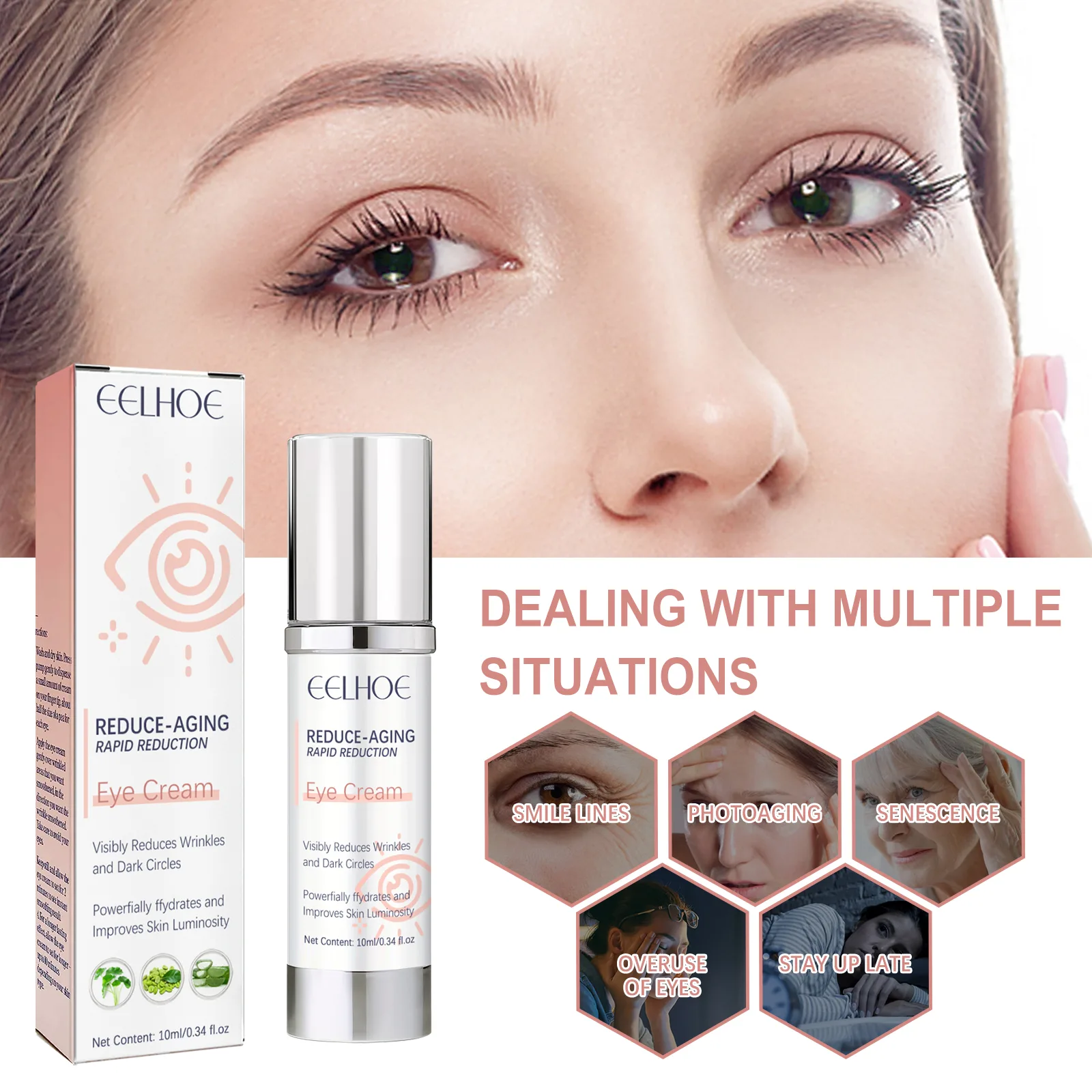 Instant Anti-Wrinkle Serum For Firming Skin
