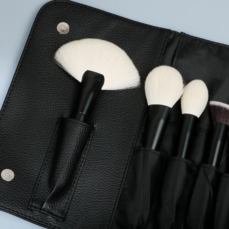 Wooden Handle Soft Hair Makeup Brush Set Beauty Tools