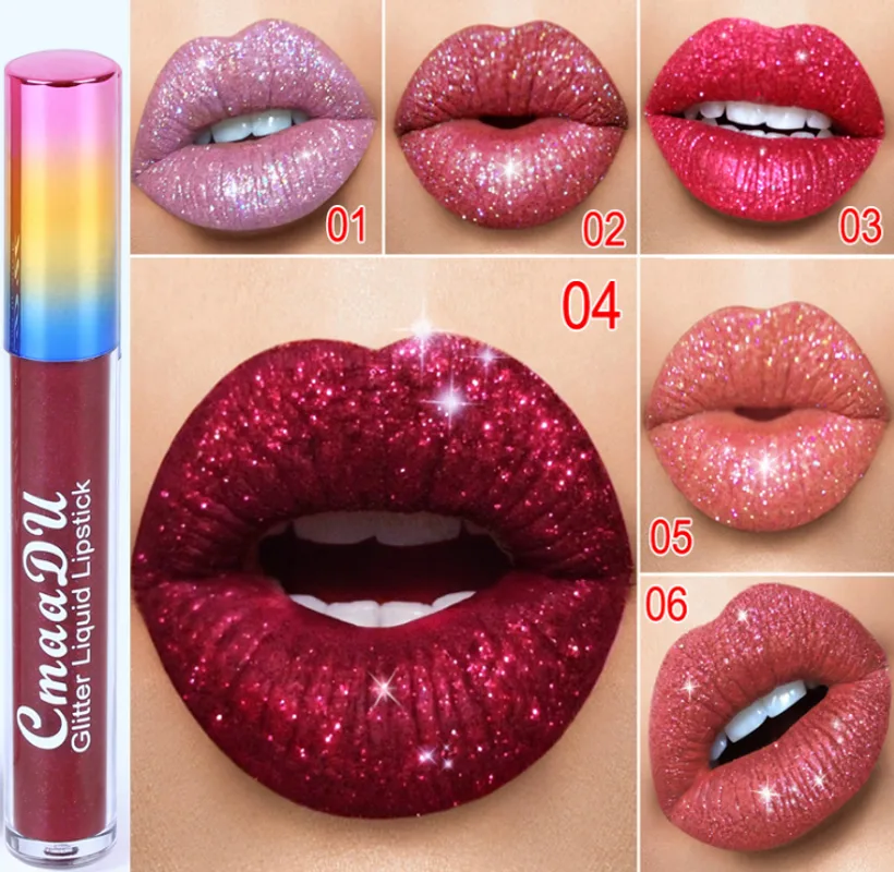 Symphony shiny matte metal lip gloss lipstick