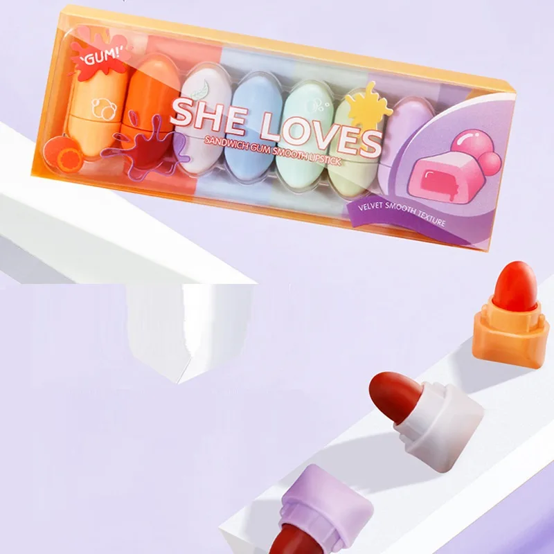 Matte Lasting Non-stick Cup Matte Lipstick Gift Box