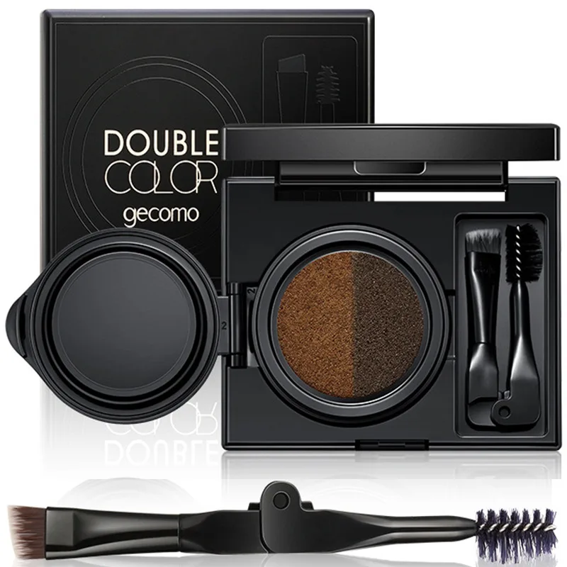 Gemun Two-color Air Cushion Dyeing Eyebrow Cream Two-color