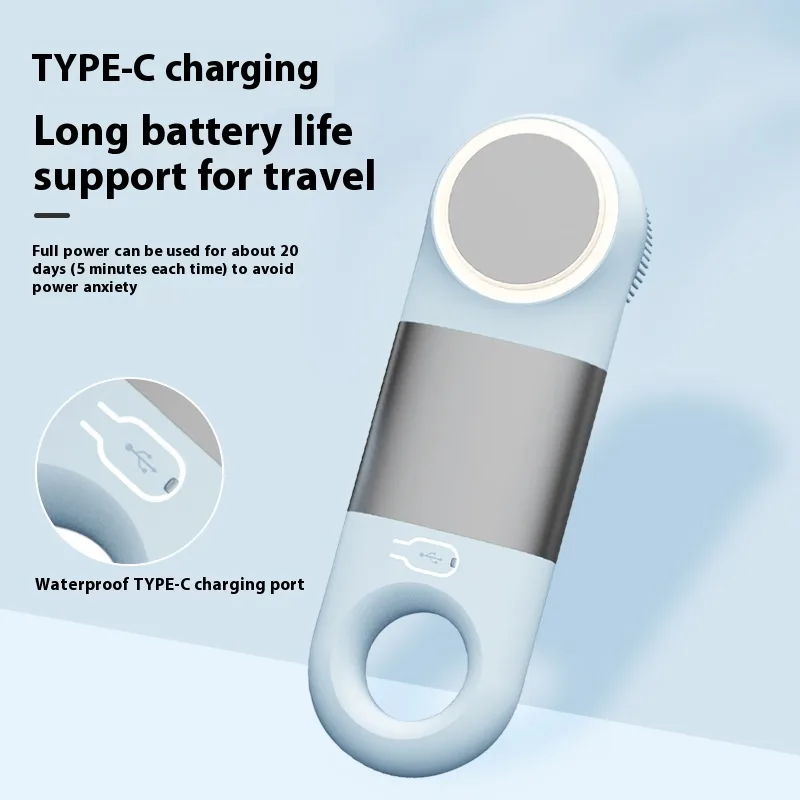 Silicone Ultrasonic Household Portable Charging Facial Cleaner Pore Cleaner