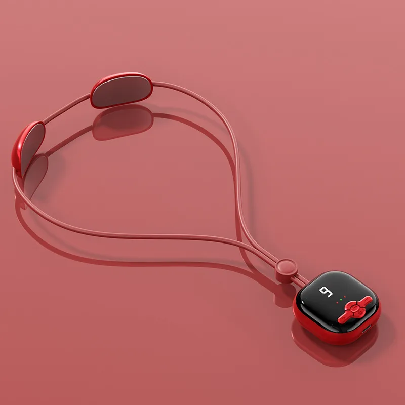 Mini Neck Massager Portable Hot Compress EMS Neck Massager