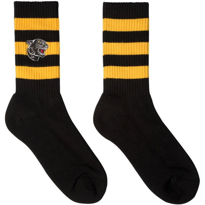 Medium height towel bottom socks