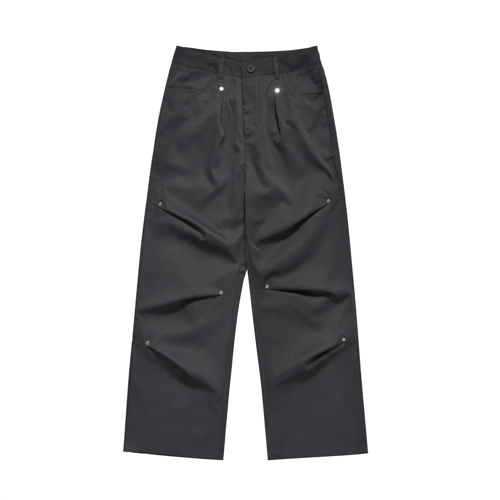 Men's Design Pleated Casual Trousers