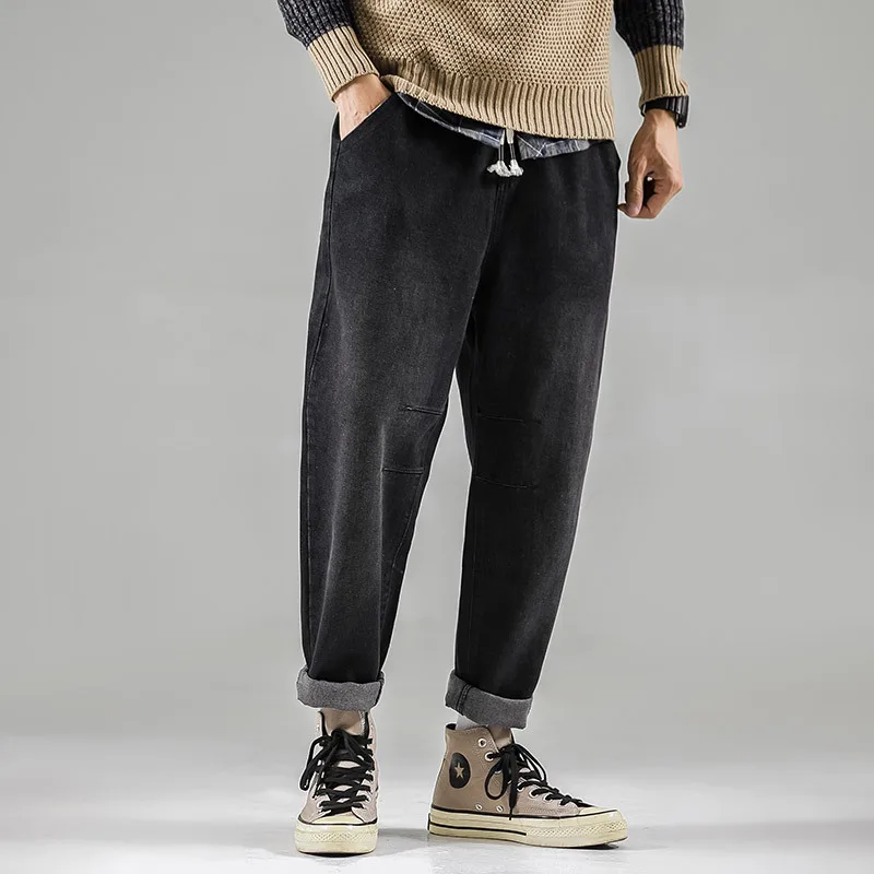 Men's youth cotton cropped pants