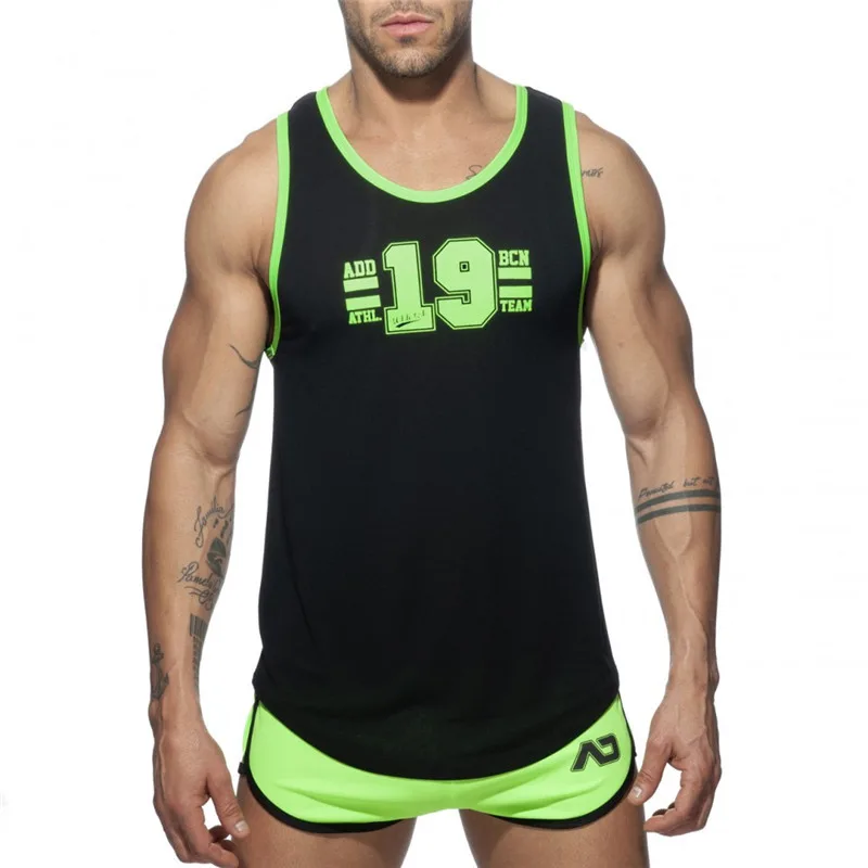 Printed Sports Vest, Breathable And Quick-Drying Fitness Suit