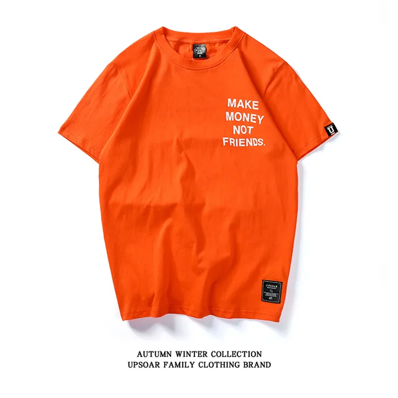 Letter printed short sleeve T-shirt