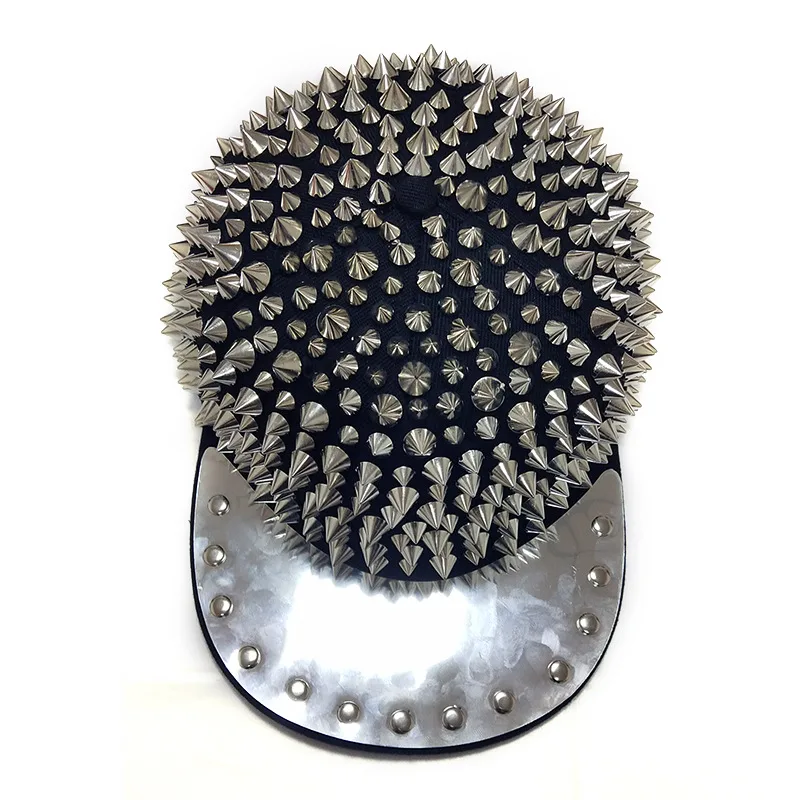 Punk Full Pointed Rivet Street Hip Hop Hat