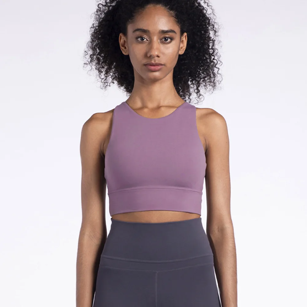 Beautiful back small high neck yoga running bra