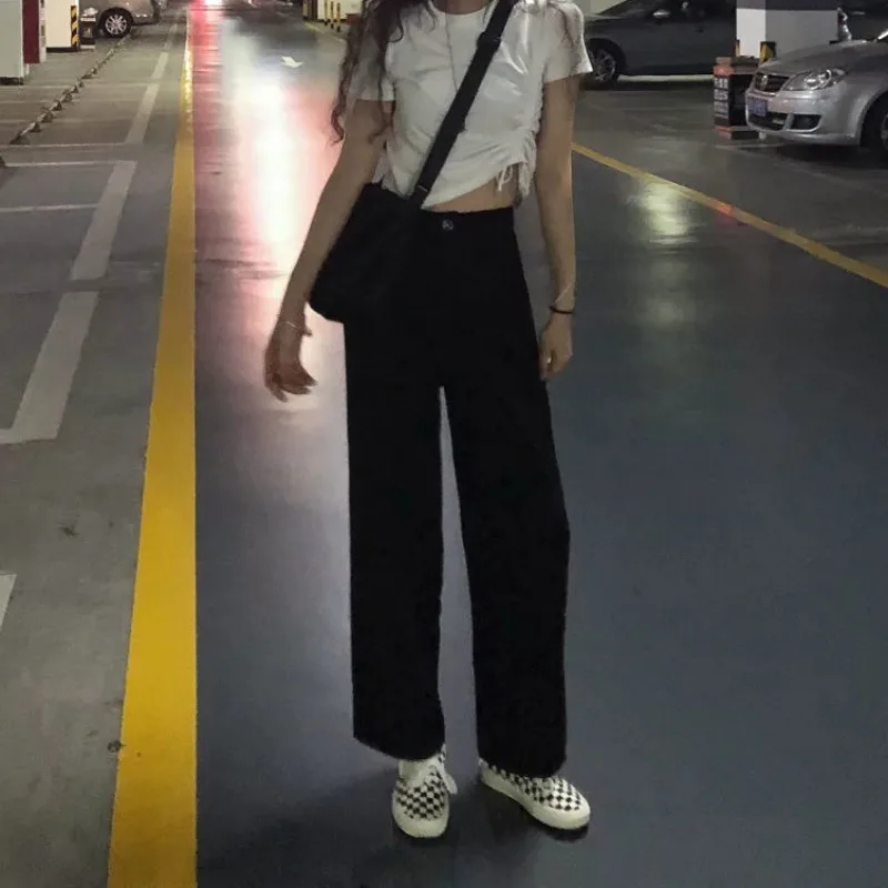 Women's American Fashion Retro Wide Leg Jeans