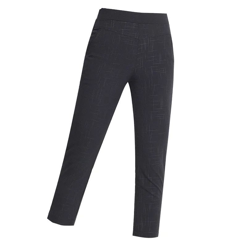Summer New Cropped High-Waist Stretch Pants