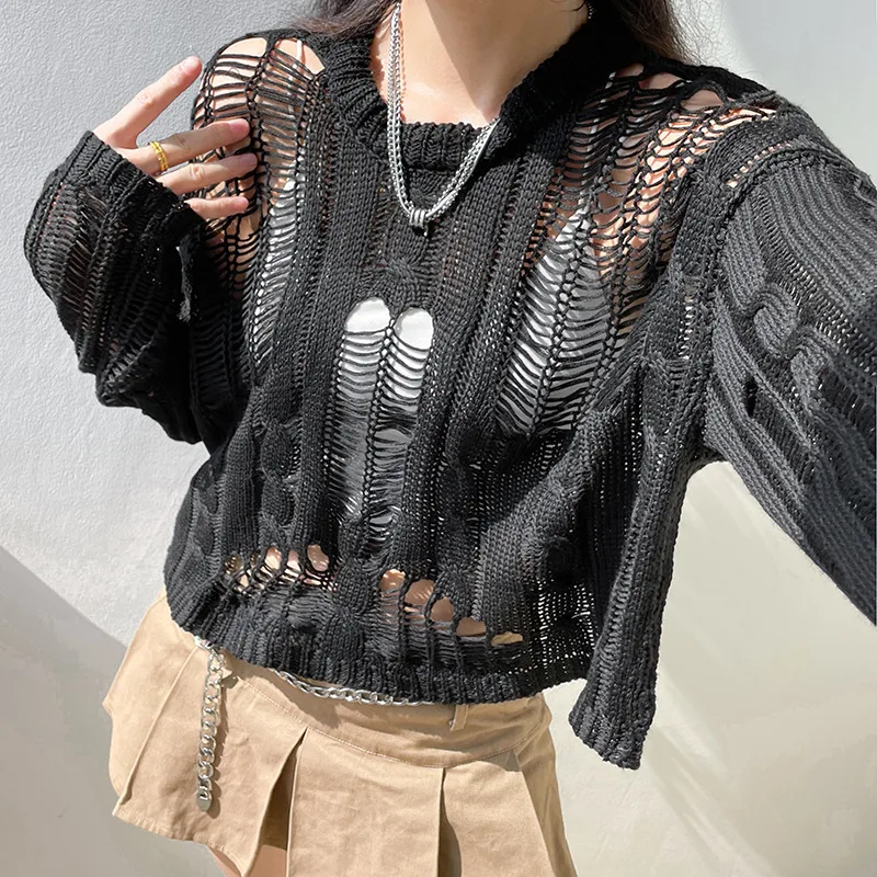 Women's Fashionable Loose Fitting Woolen Top