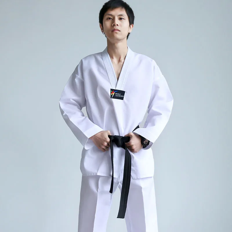 Boxing Uniform Taoist Robe Beginner Short Sleeve Training Clothes Clothing Embroidered