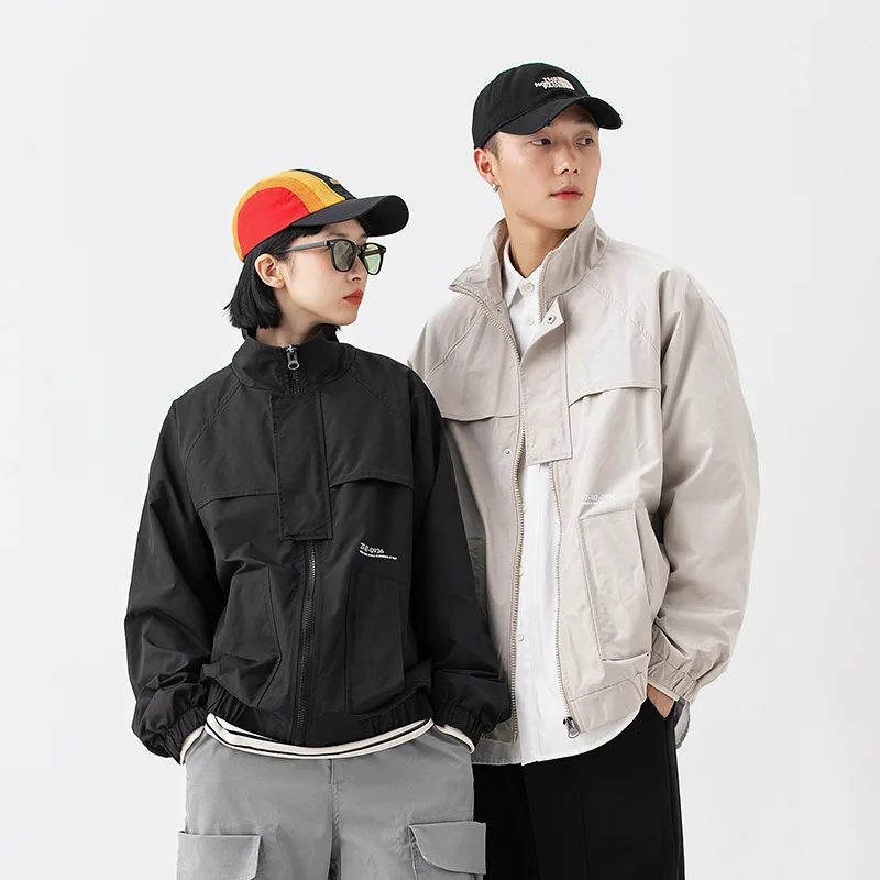 Men's Fashion Outdoor Casual Japanese Style Workwear Jacket