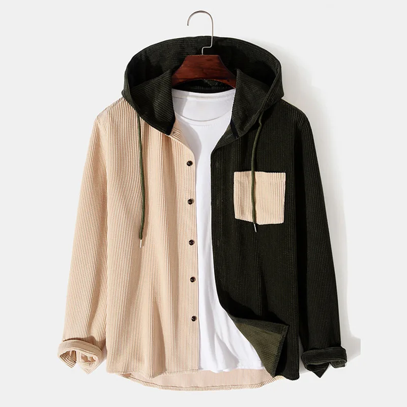 Men's Jacket Hooded Long Sleeve Top Coat