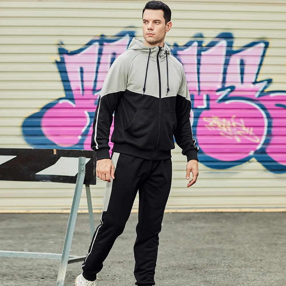 Plus Size Casual Sports Suit Men's Trend