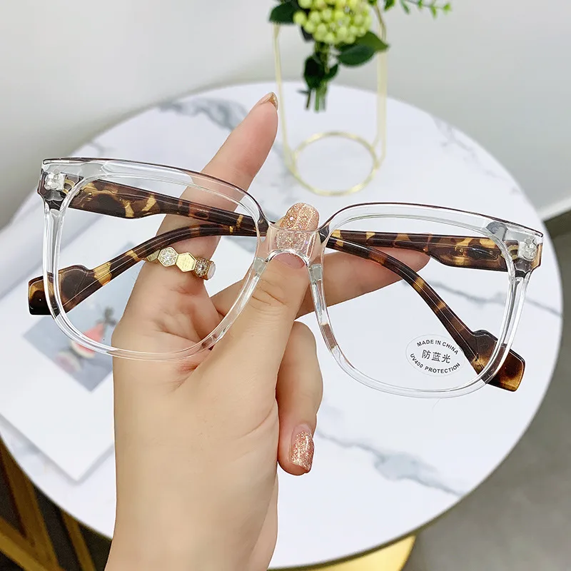 Fashion Literature And Art Tortoiseshell Frame Myopia Finished Glasses