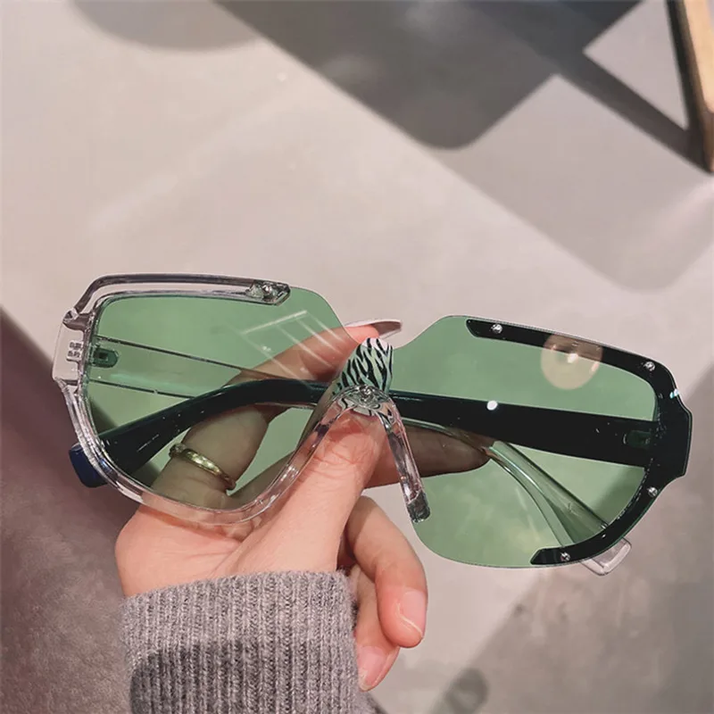 Personalized Large Frame Round Face Skinny Sunglasses