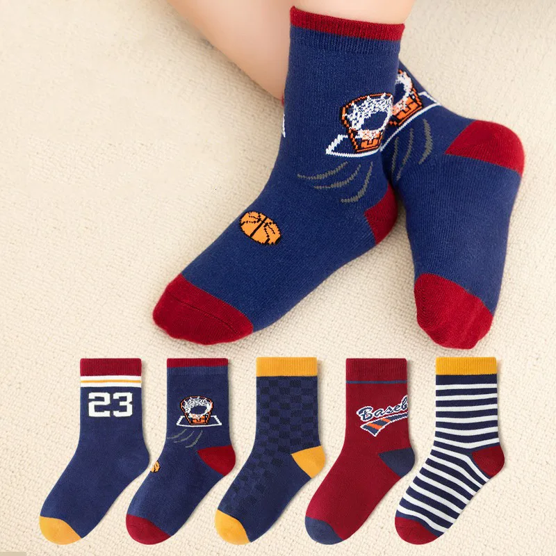 Big Children's Baby Loose Autumn And Winter Cotton Socks