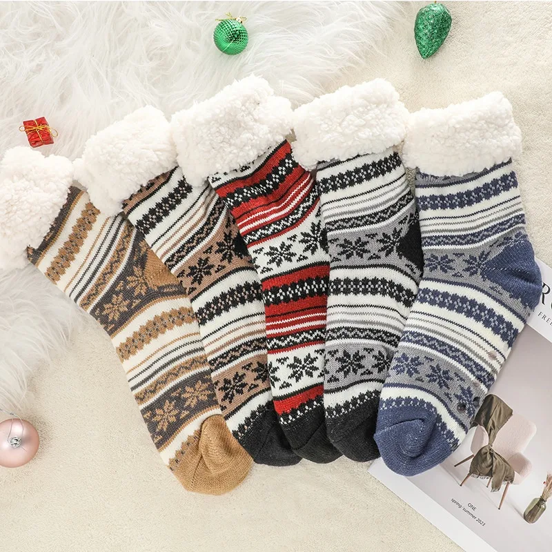 Men's Ultra-thick Thermal Home Sleep Socks