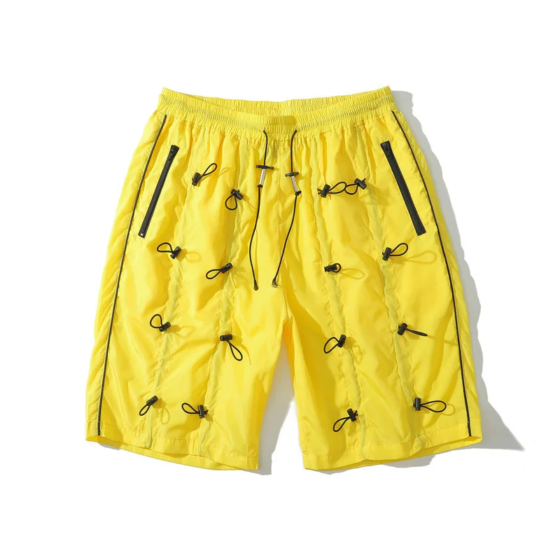 Casual Pants With Elasticated Waist And Drawstring