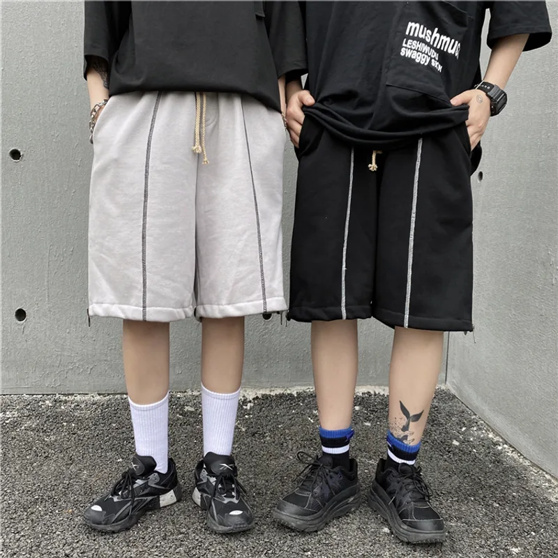 Harajuku high street straight wide-leg pants