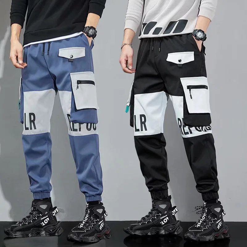 Men's Spring New Loose Trend Hip Hop Casual Trousers