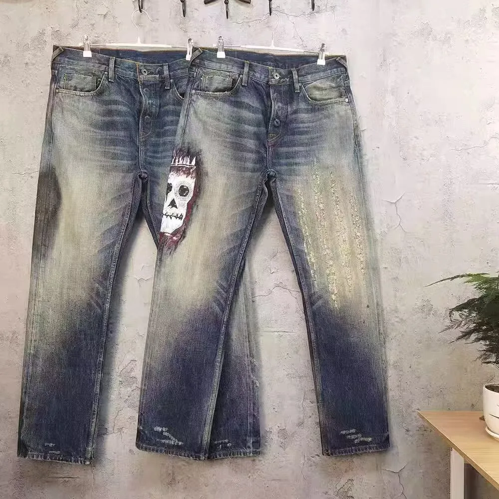 Straight Jeans Men's Niche Design
