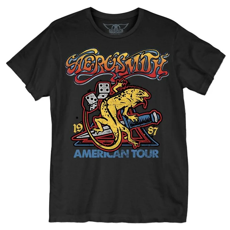 Iguana Air Smith Tour Men's Black Crew T-shirt
