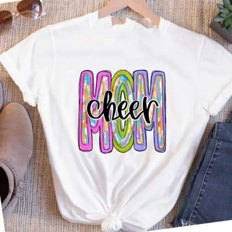 Fashionable Letter Print Loose Short-sleeved Shirt